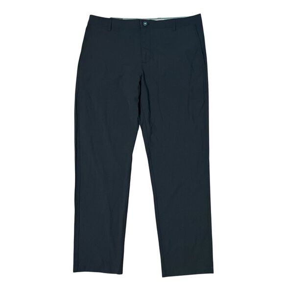 Linksoul Pants Mens 40 x 32 True Black Boardwalker Casual Golf Straight LS662-R - Picture 2 of 13